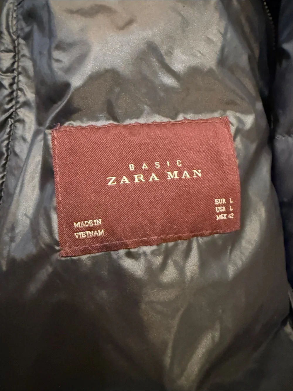 Zara size large